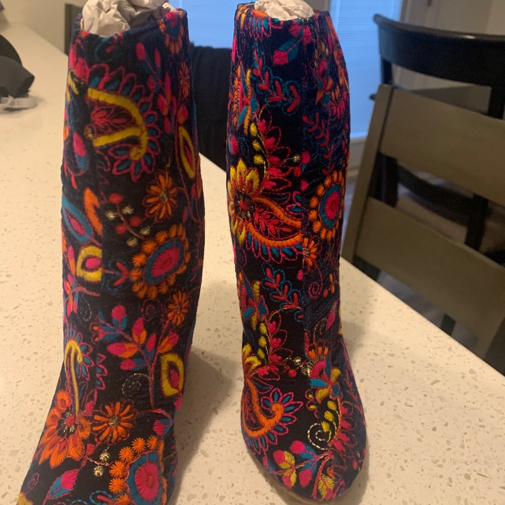 Floral Booties